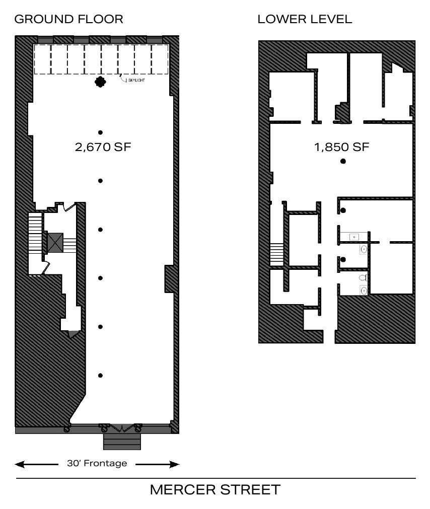 Floor plan of 21 Mercer Street, SoHo