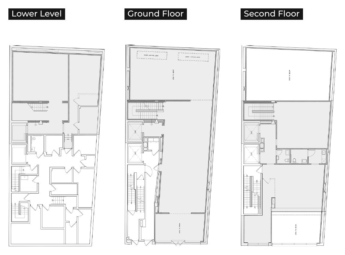 Floor plan of 260 Bowery
