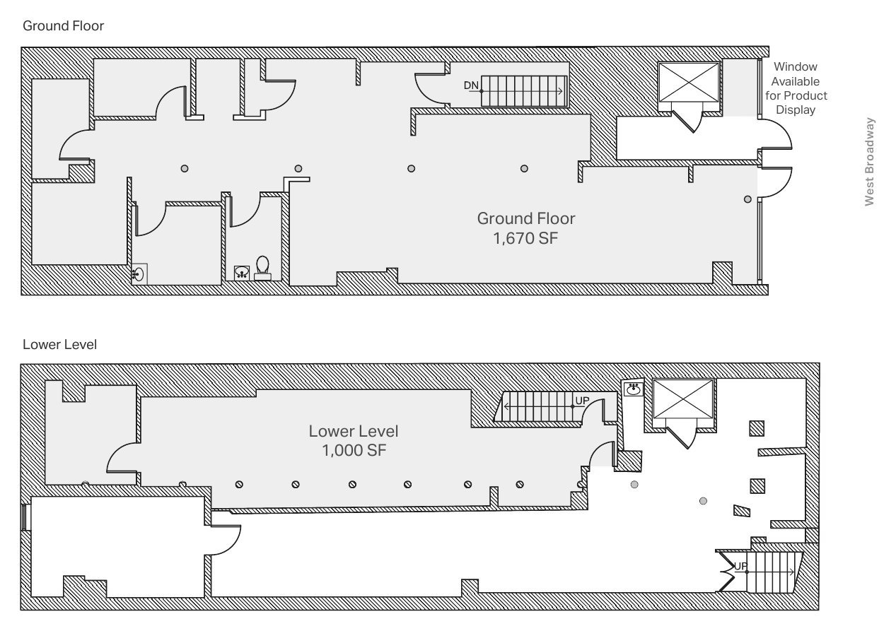 Floor plan of 390 West Broadway, SoHo